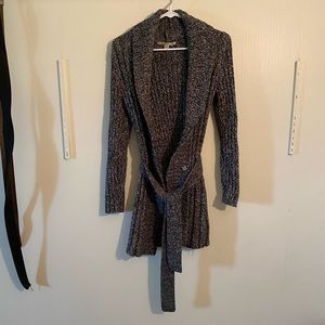 Carolyn Taylor Black & White Knit Cardigan | Size S